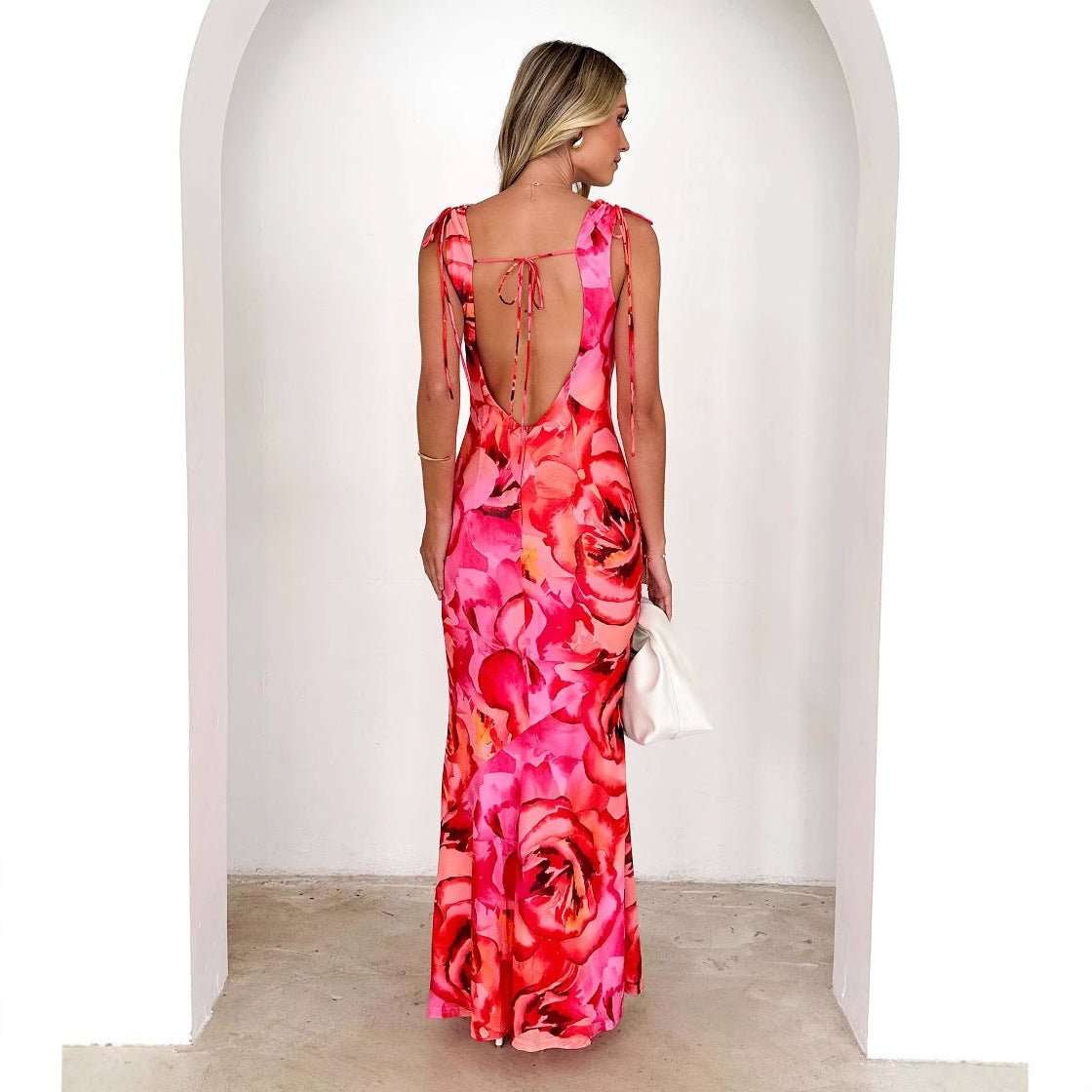 Paloma Flame Dress - MAIRA London